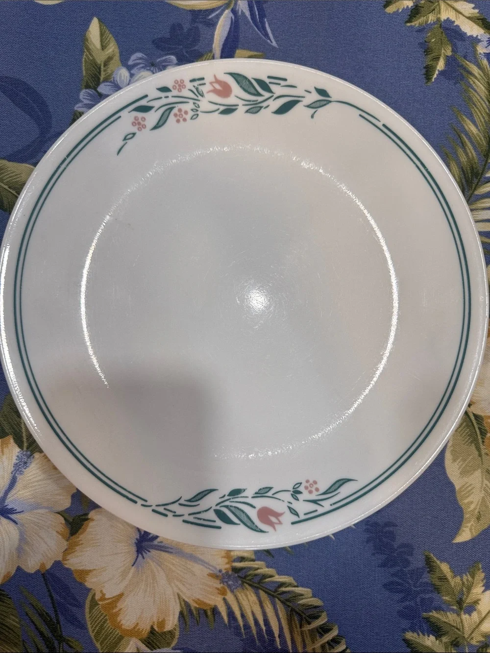 4 Corelle Roesmarie dinner plates